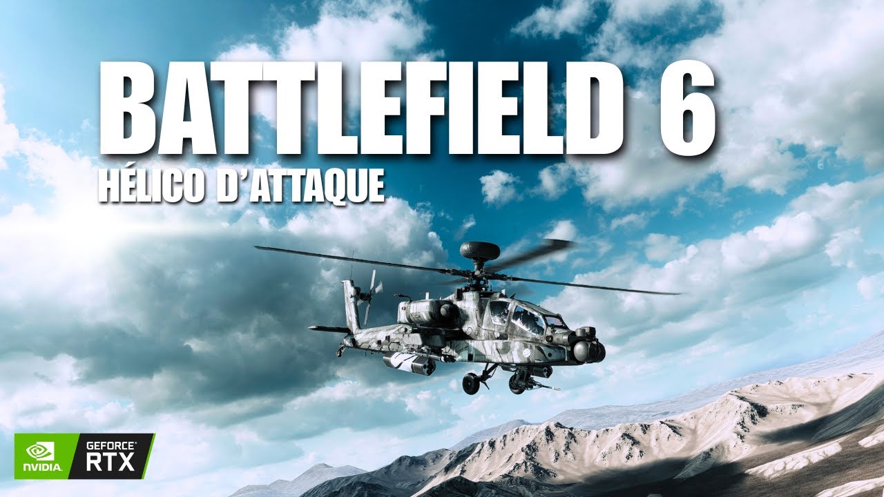 Epic compilation en hélico d'attaque sur Battlefield 6 !