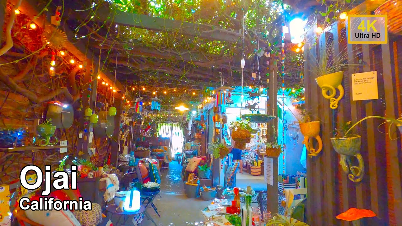Ojai, California - Walking Tour『4K』