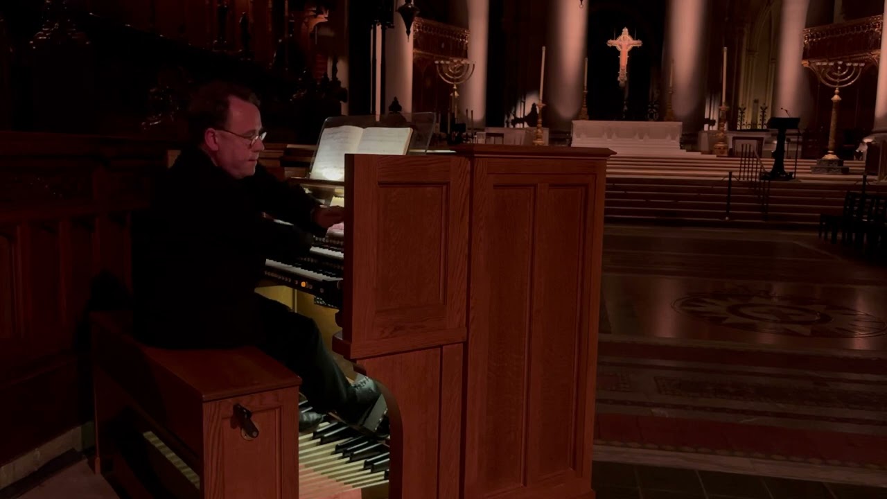 Fantasia and Fugue ‘Ad nos, ad salutarem undam’ (F. Liszt). David Briggs at St John the Divine, NYC