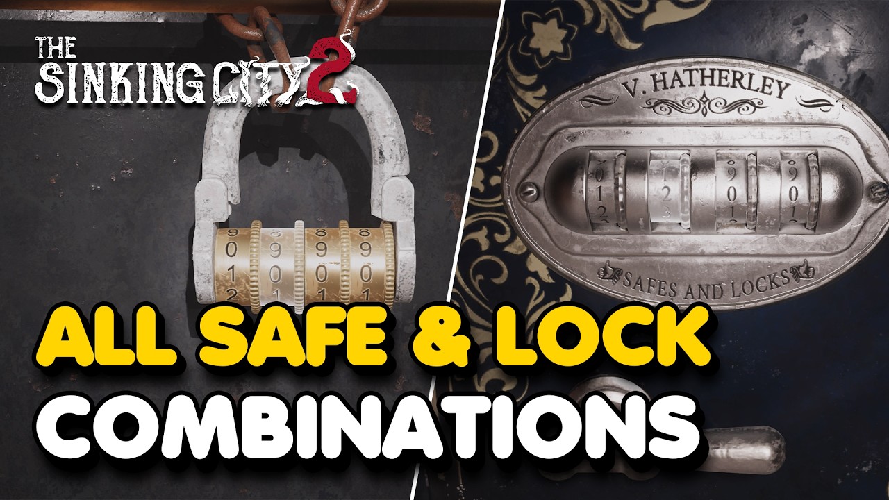 The Sinking City 2 - All SAFES & LOCKS Combination Solutions