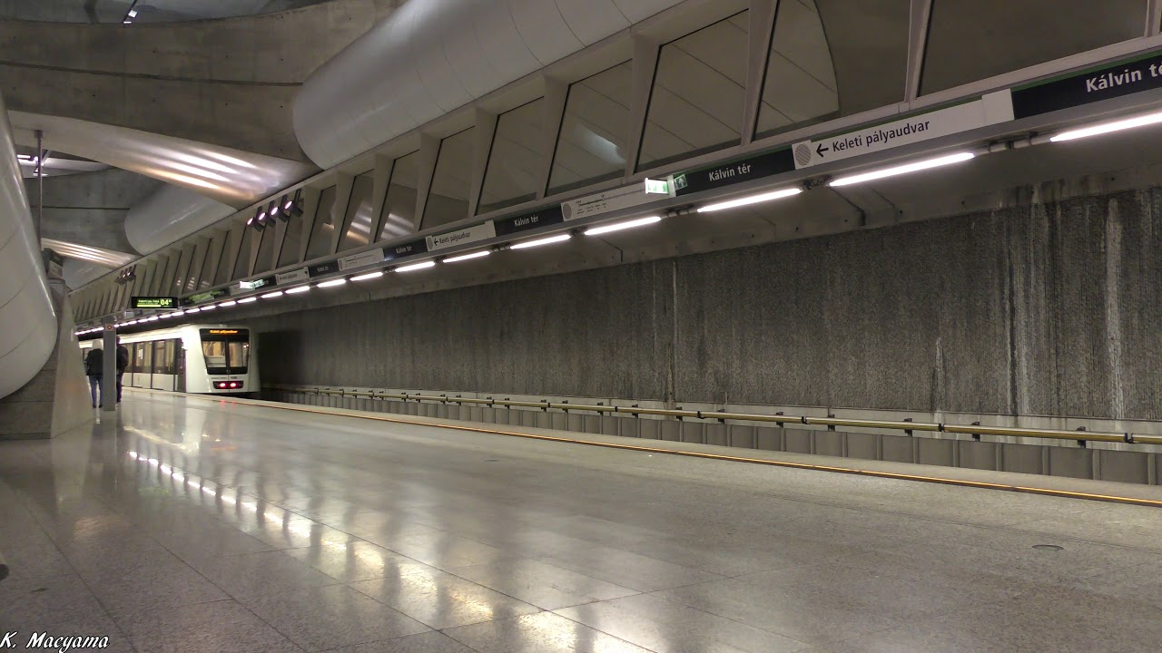 Budapest Metro Line 4 Kálvin Tér Station ブダペスト地下鉄４号線カルビン広場駅, Budapest Oct/2019 Hungary