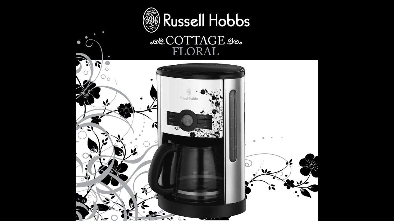 Капельная кофеварка Russell Hobbs Cottage Floral 18514-56. Распаковка, обзор.