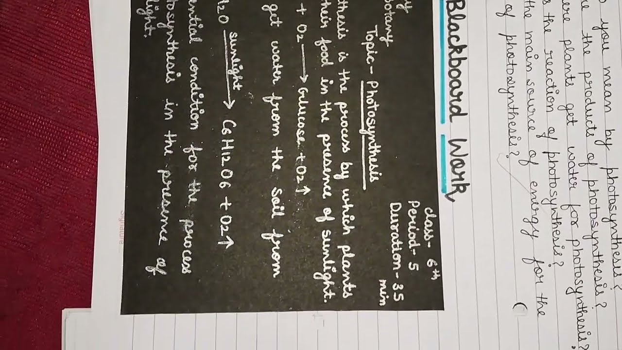 Lesson Plan of Biology | Topic - Photosynthesis | Macro Lesson Plan | B.Ed / M.Ed / B.el.ed