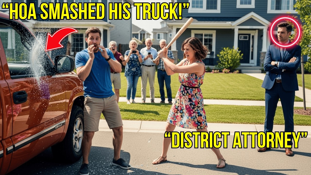 HOA President Smashed My Visitor’s Truck — Then Learned He Was the District Attorney