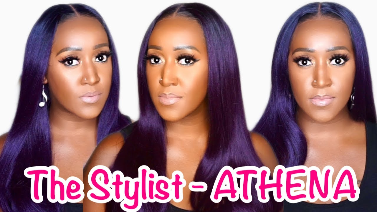 Purple Rain!☂️💜– The Stylist 13x6 HD Lace Front – ATHENA – Ft. @SAMSBEAUTY