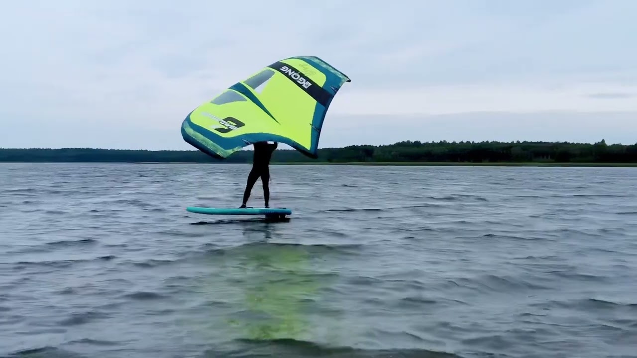 First time - new wing GONG SUPERPOWER 9.0 and FCT Gravity 2200 foil and AZTRON board