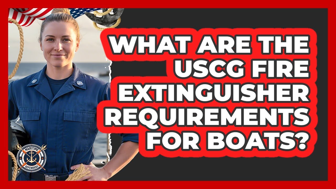 What Are The USCG Fire Extinguisher Requirements For Boats?