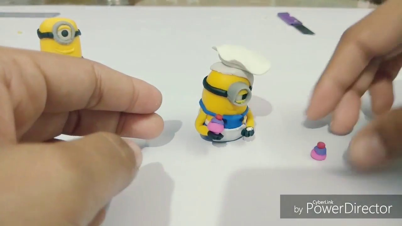 How to make minions (polymer clay model)