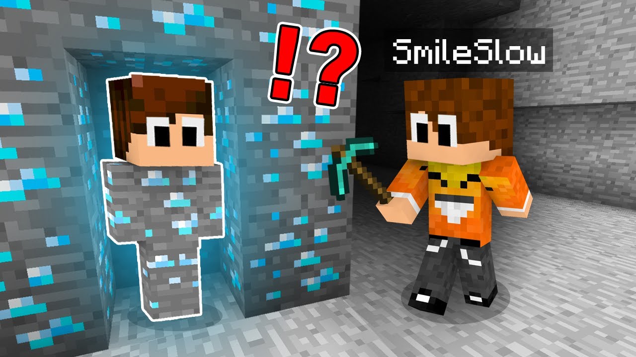 ZROBIŁEM PRANKA SmileSlow JAKO DIAMENT w Minecraft!