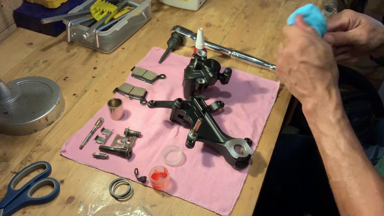 Brake Caliper Rebuild: DRZ400sm
