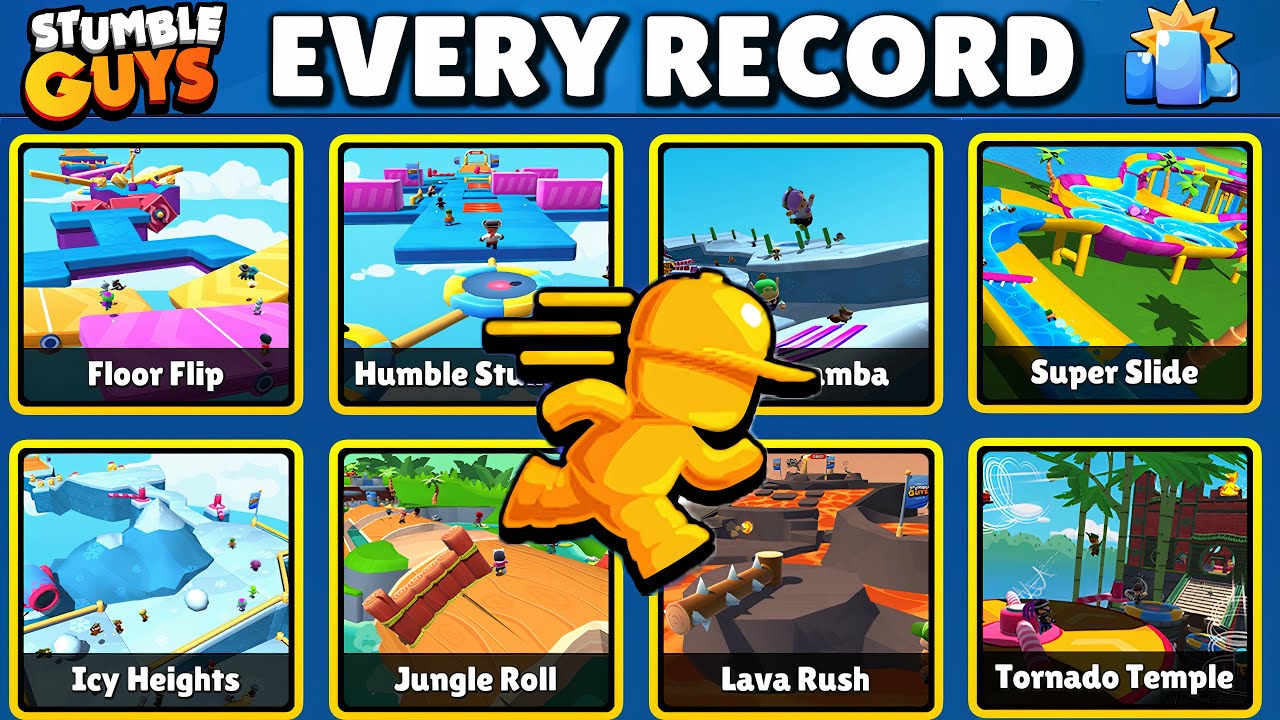 I Got A World Record On EVERY Map in Stumble Guys!
