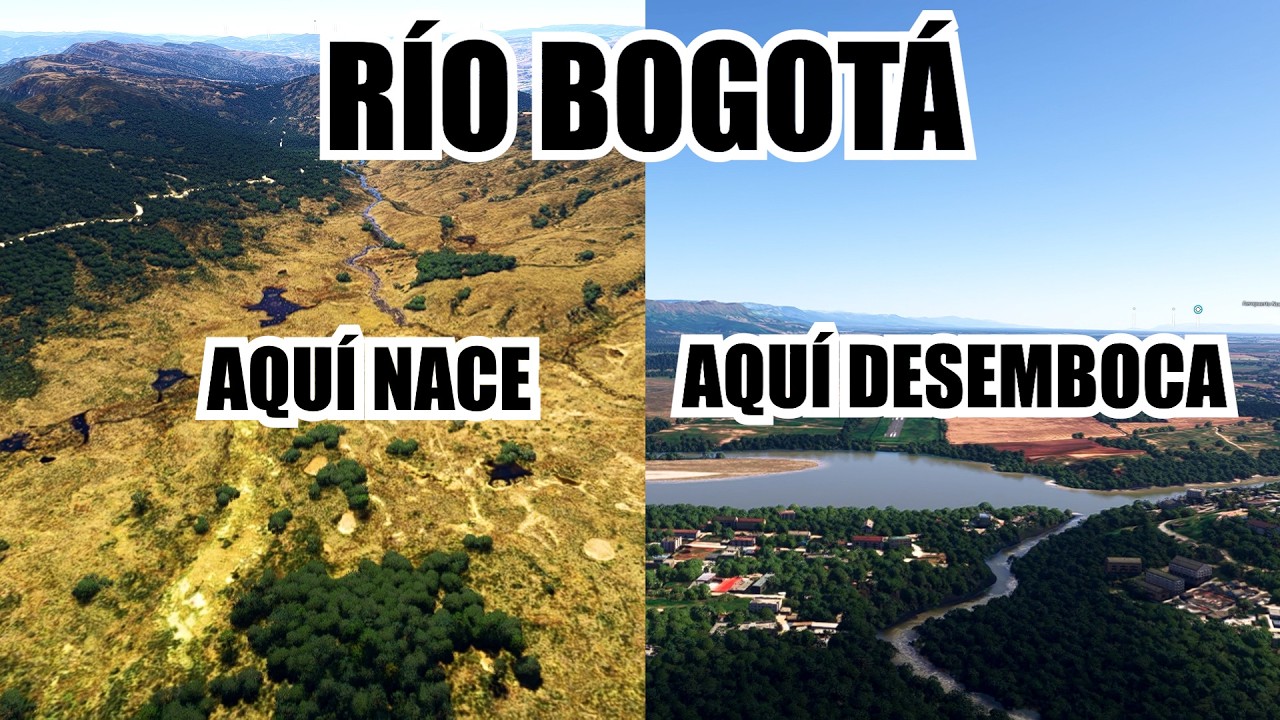 El río BOGOTÁ como nunca antes lo habías visto