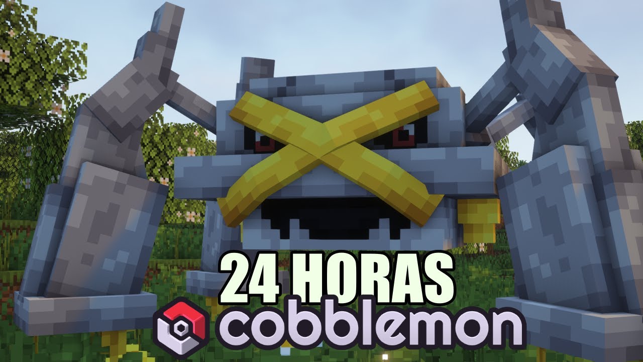Pasé 24 Horas siendo Entrenador de SHINYS en Minecraft Cobblemon! (Nueva Versión 1.7)