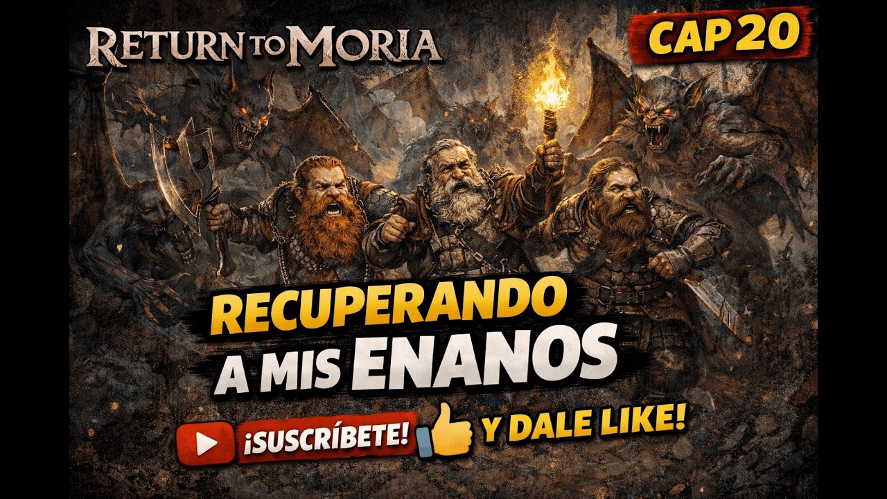 Return to Moria Cap 20 | Recuperando a mis enanos ⚔️🛡️