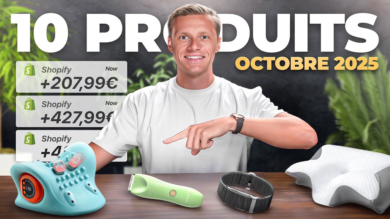E-COMMERCE : TOP 10 PRODUITS &Agrave; VENDRE EN OCTOBRE SUR SHOPIFY