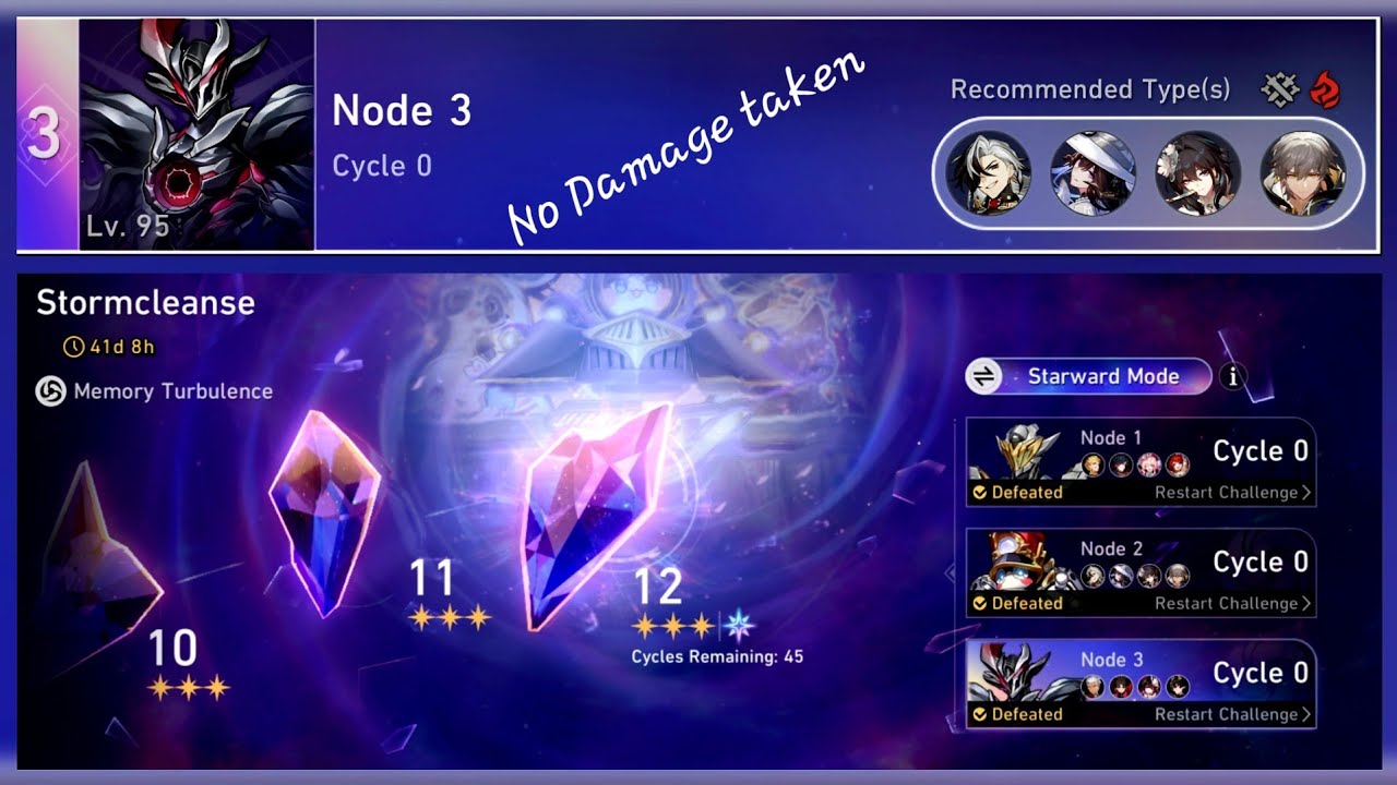 E2S1 Boothill vs Harbinger of Death- 4.4 MOC Starward Mode - 0 cycle (No damage taken)