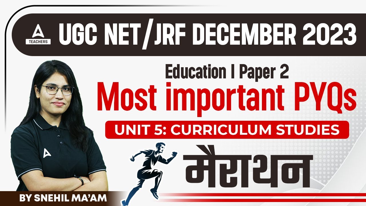 UGC NET Education Paper 2 | UGC NET Education Unit 5  PYQs By Snehil Ma'am