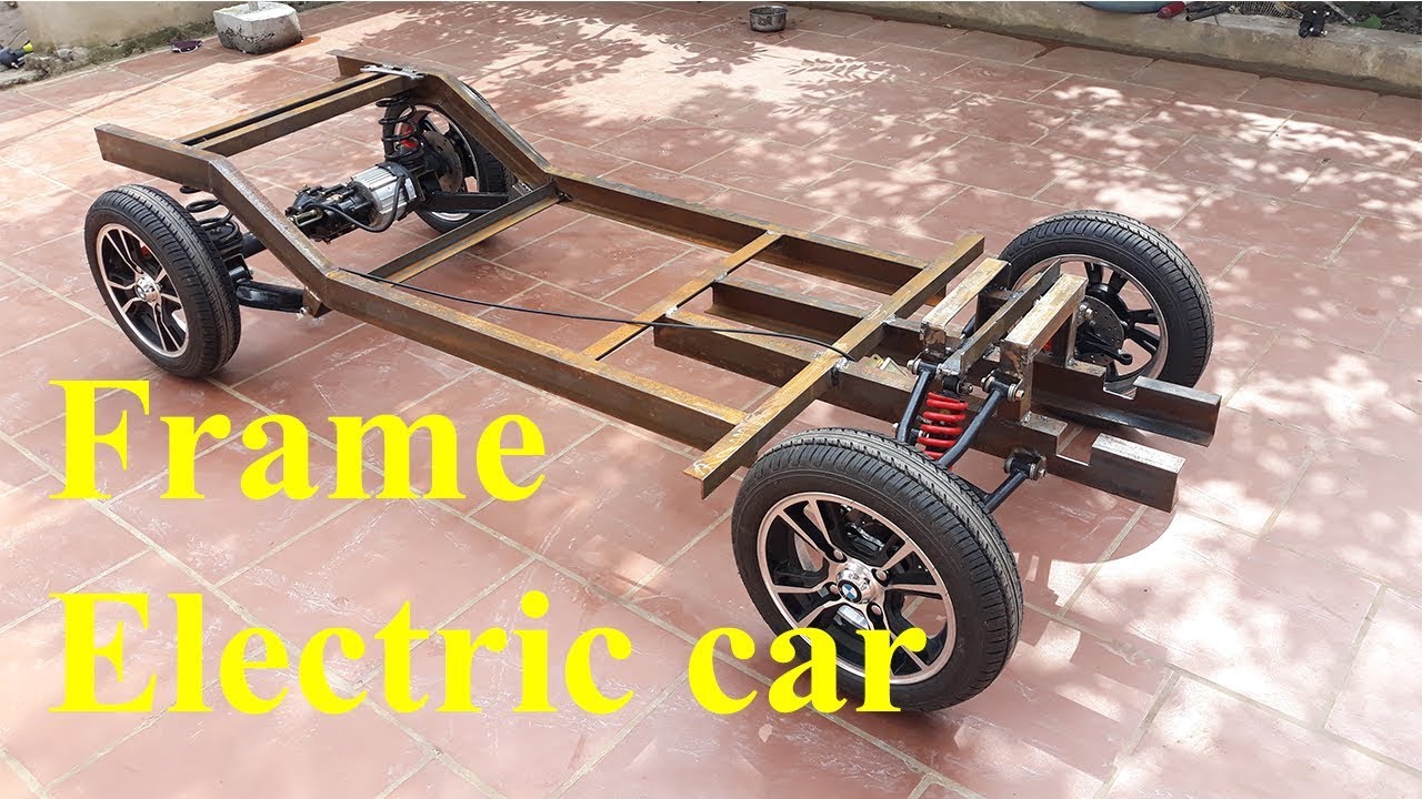 TECH - Electric car with oil disc brakes part 3 - Frame the electric car