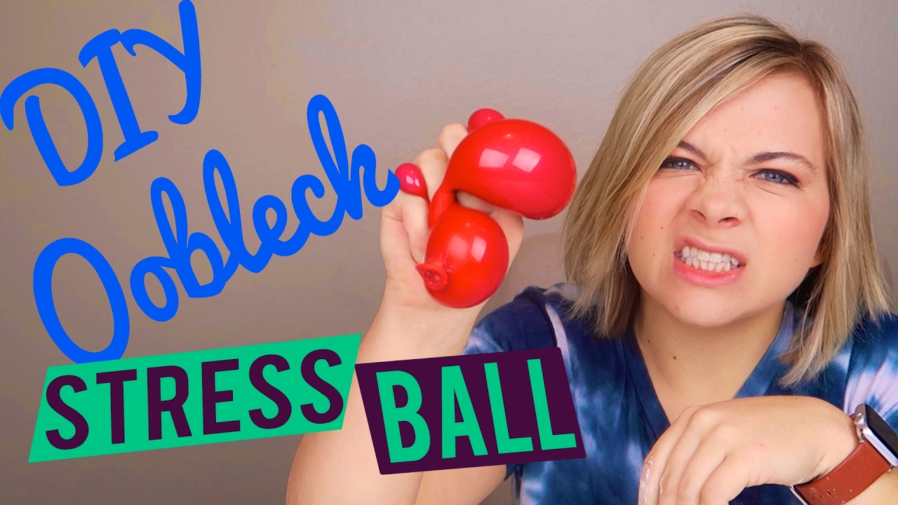 DIY OOBLECK STRESS BALL - SUPER EASY // SoCassie