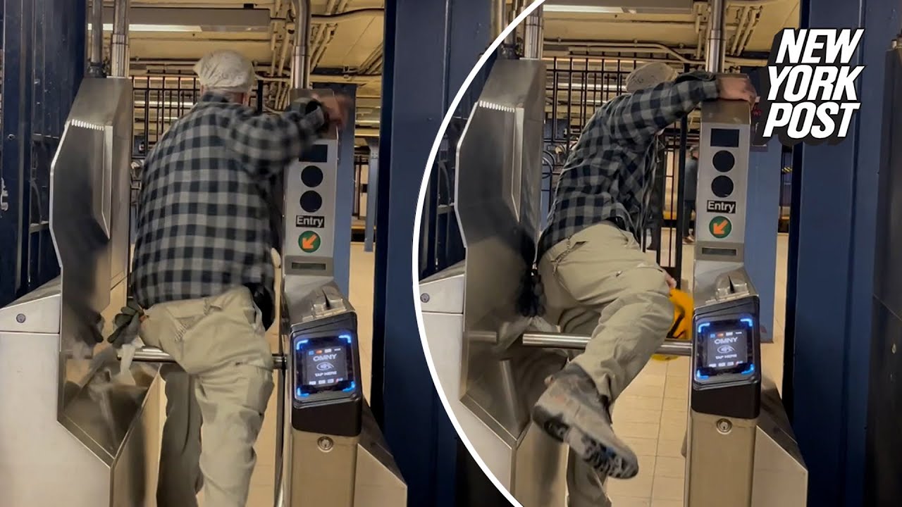 Новые шипы метро MTA не смогли удержать от прыжков через турникет на станции Нью-Йорка