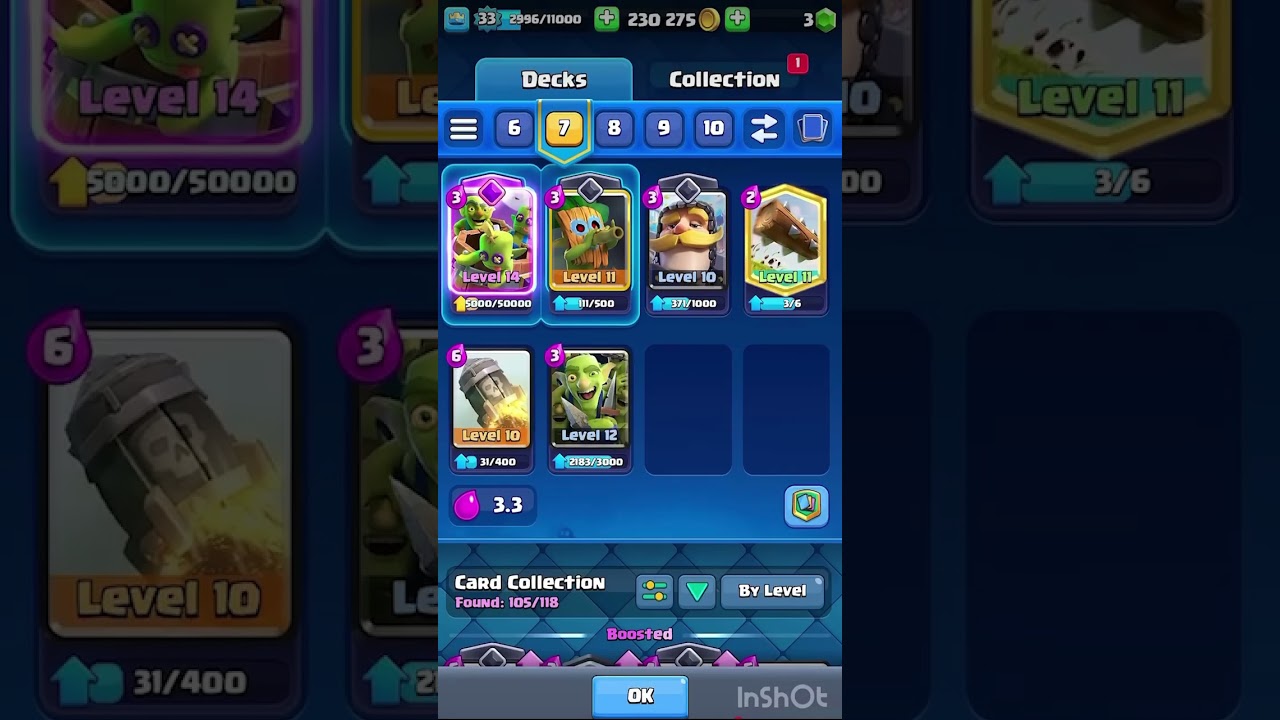 Best deck to play at arena 16!!🥱😮&zwj;💨