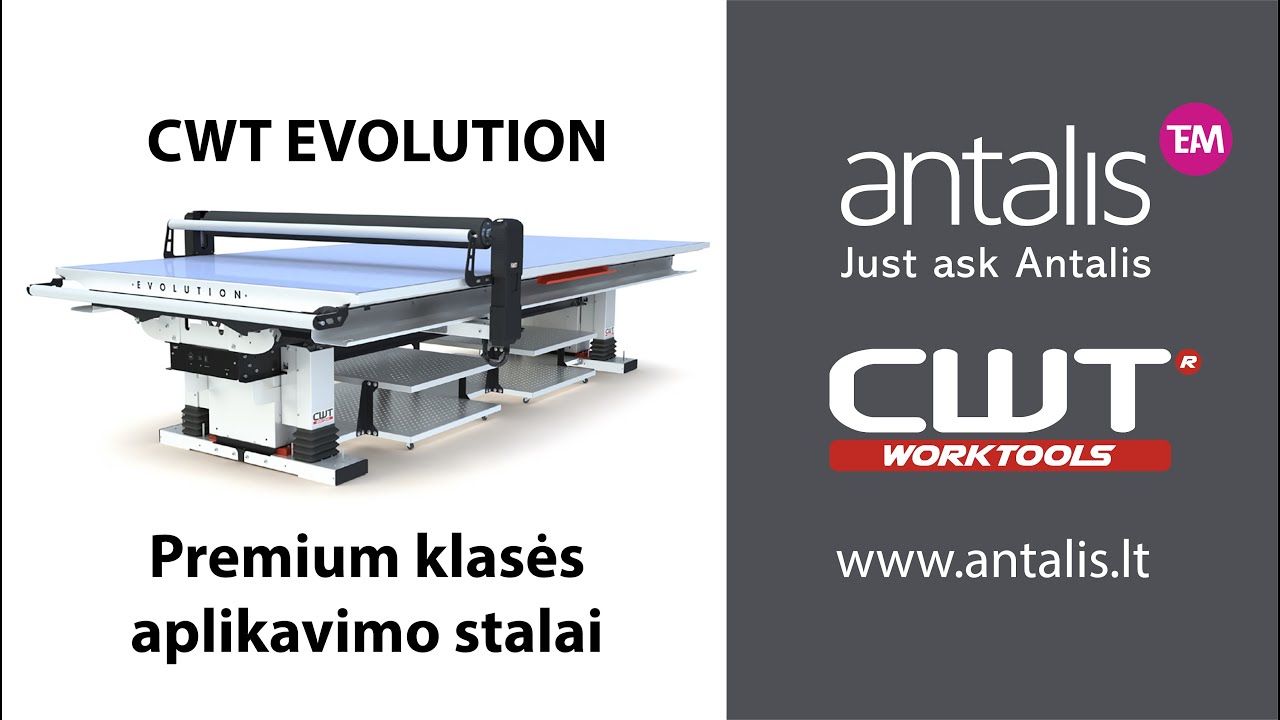CWT EVOLUTION plokščiastaliai aplikatoriai
