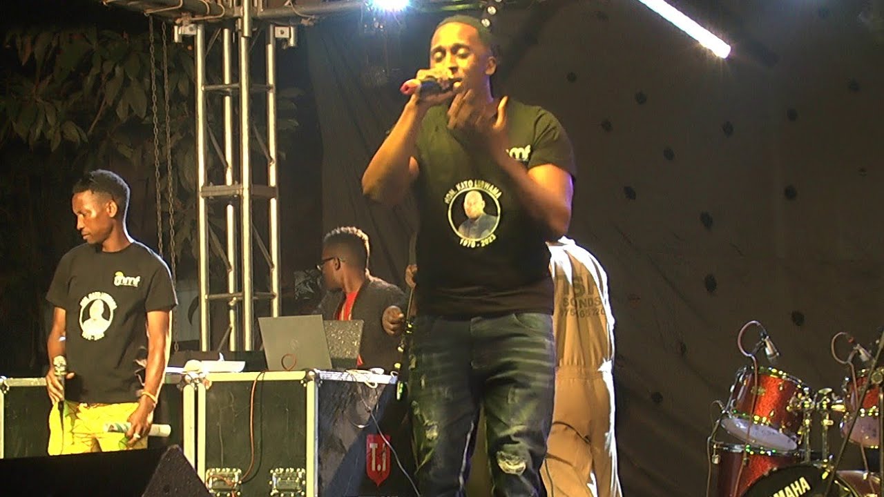 Bruno K Performing 'Ebisanyi Bimbunye' #katolubwama Celebration Endongo Ekutte Akatti