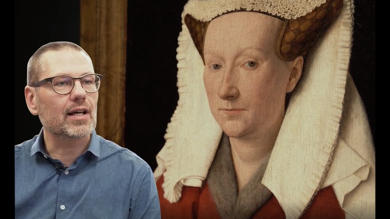Explaining MA-XRF scanning on Portrait of Margaretha Van Eyck, painted by Jan Van Eyck