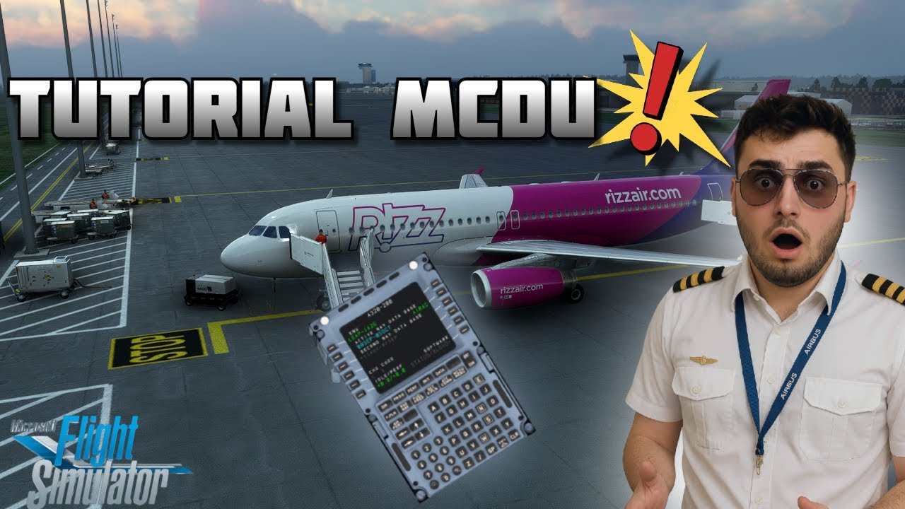 Cum introduci rapid si sigur un plan de zbor in MCDU Airbus A320 | MSFS 2020 Tutorial