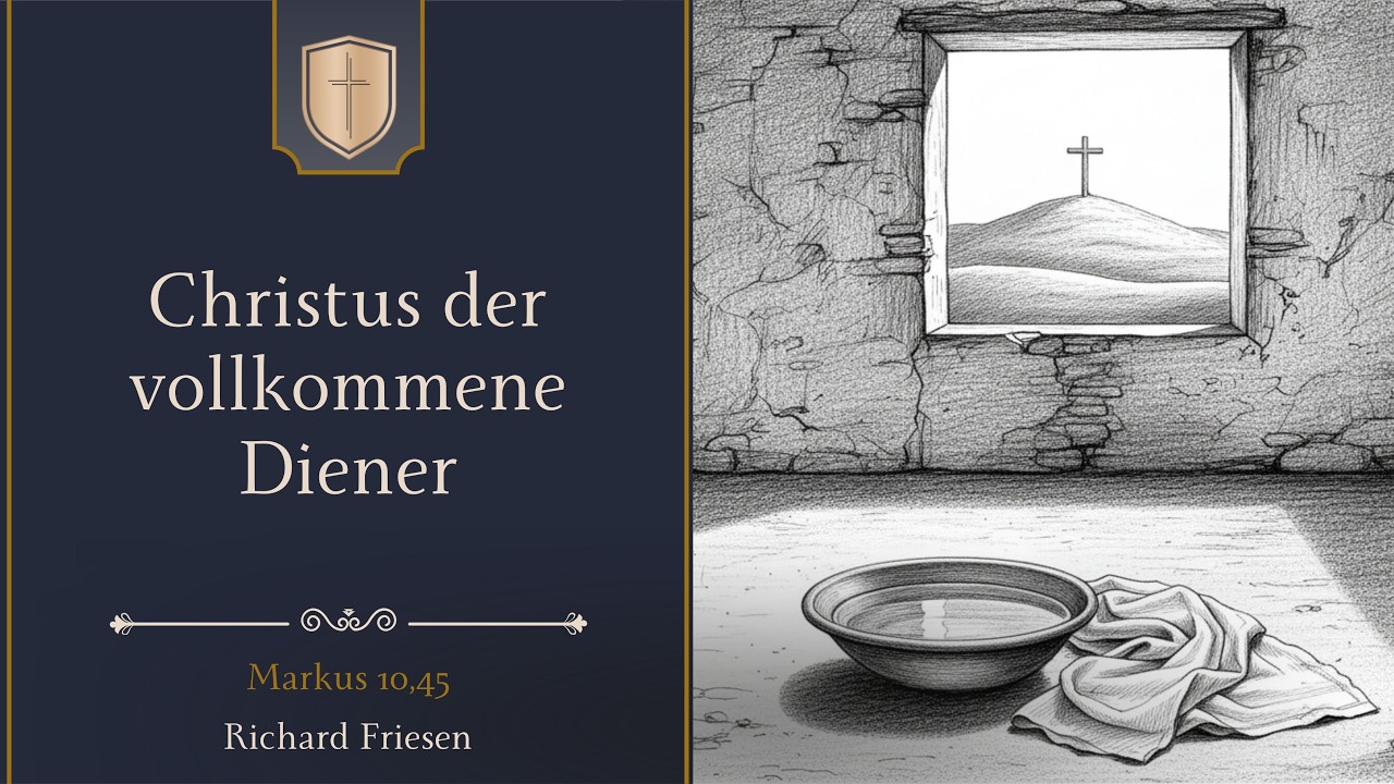 Christus der vollkommene Diener - (Markus 10,45) - Richard Friesen