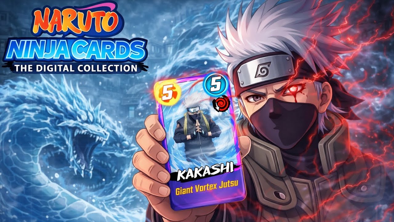 Kakashi Giant Vortex Jutsu is INSANE! NARUTO: Ninja Cards Online Ranked