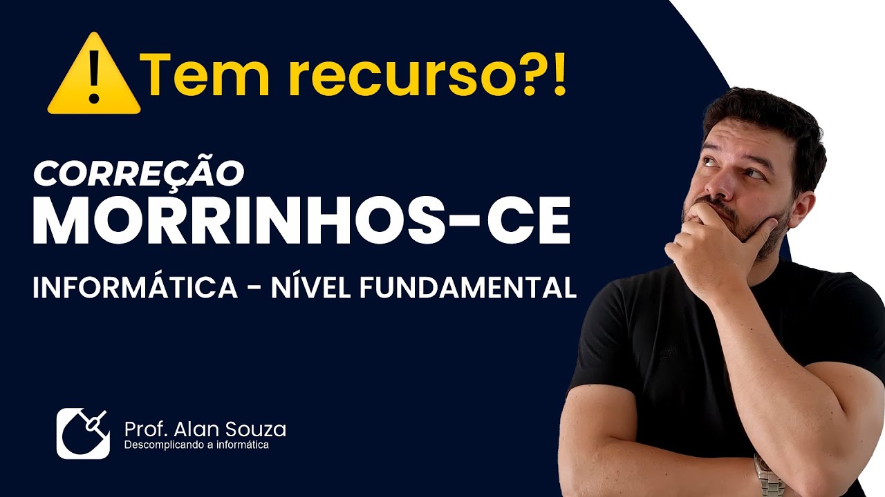 PROVA DE INFORMÁTICA - NÍVEL FUNDAMENTAL - MORRINHOS-CE  [BANCA CONSULPAM]