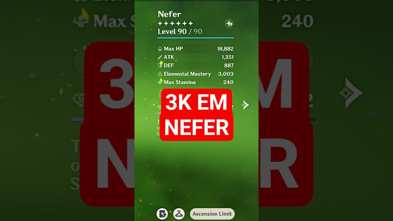 Nefer But 3000 Elemental Mastery