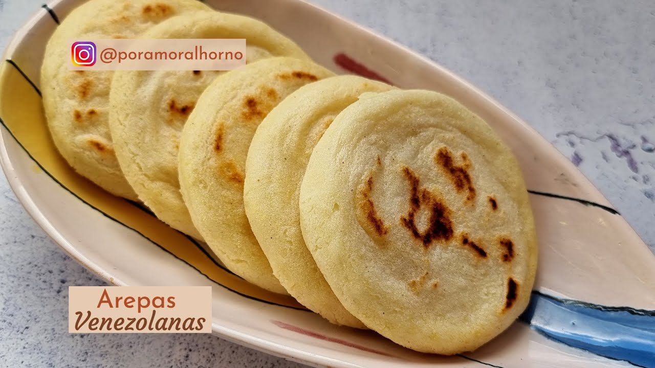Como hacer Arepas venezolanas - Arepas asadas