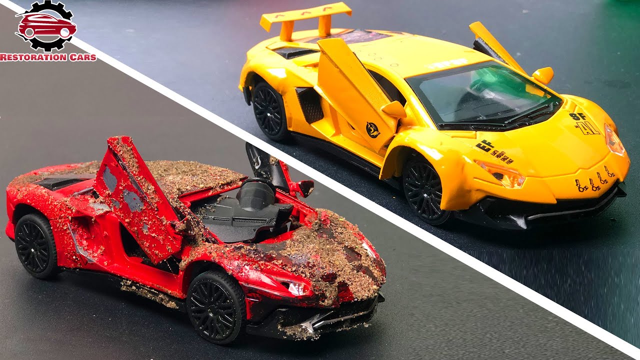 Restore Damaged Lamborghini Huracan and Wide Body - RESTORATION ABANDONED LAMBORGHINI ON 10 Minutes