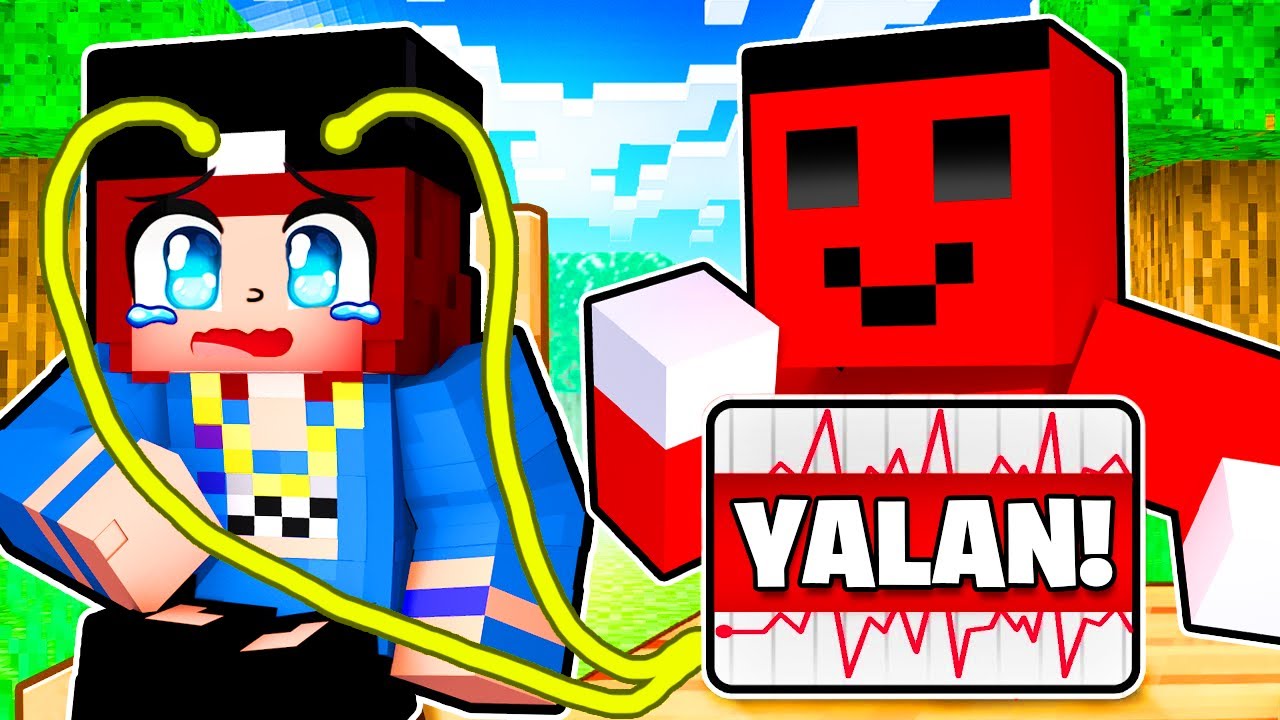 YALAN MAKİNESİYLE HIRSIZI BULDUM !! - Minecraft