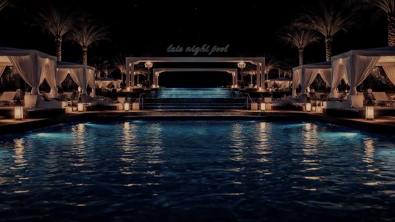 〖𝒎𝒊𝒅𝒏𝒊𝒈𝒉𝒕 𝒓𝒆𝒔𝒐𝒓𝒕〗𝖑𝖆𝖙𝖊 𝖓𝖎𝖌𝖍𝖙 𝖕𝖔𝖔𝖑 ✦ Real Ocean Sounds to Fall As𝗅𝖾𝖾𝗉 Fast (𝟪 𝖧𝗈𝗎𝗋𝗌) •ｆｌｏａｔ