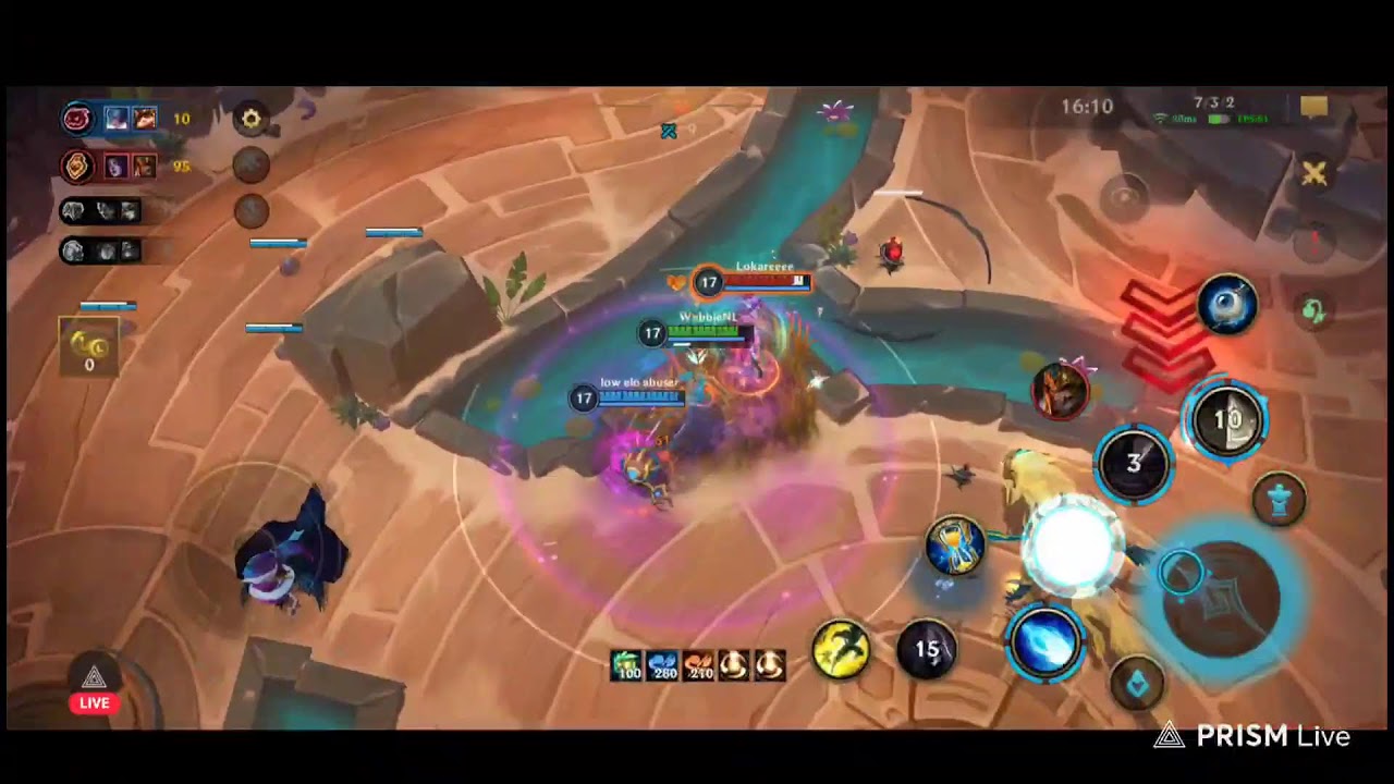League of Legends Wild Rift MASTER Rank Arena Gameplay!