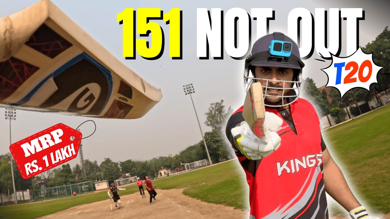 150 Runs in T20 with New Bat 🏏😮