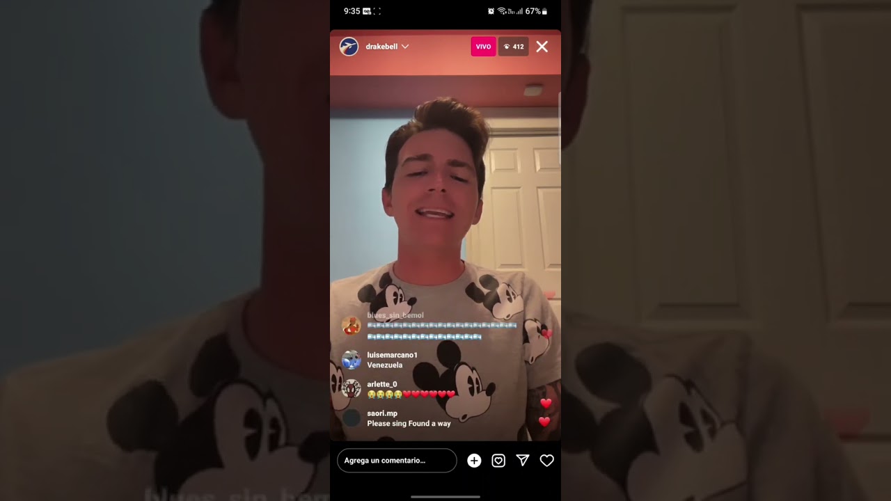 DRAKE BELL - LIVE INSTAGRAM 16/06/2023