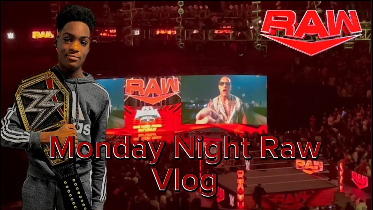 Monday Night Raw Vlog!