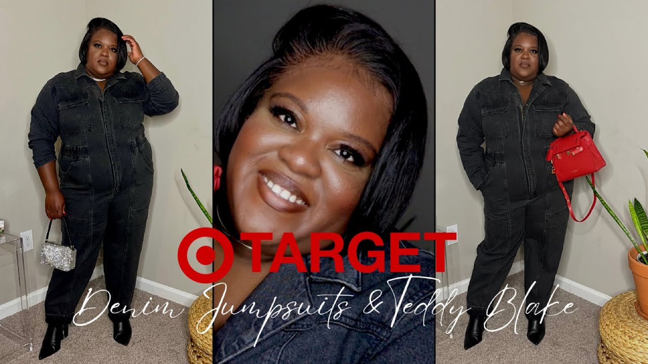 Target Denim Jumpsuit Review | Teddy Blake Unboxing ❤️