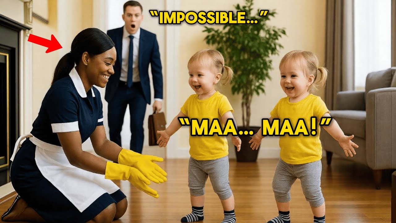 Billionaire's Twins Were Born Paralyzed And Couldn't Speak —What He Saw Black Maid Doing Shocked Him