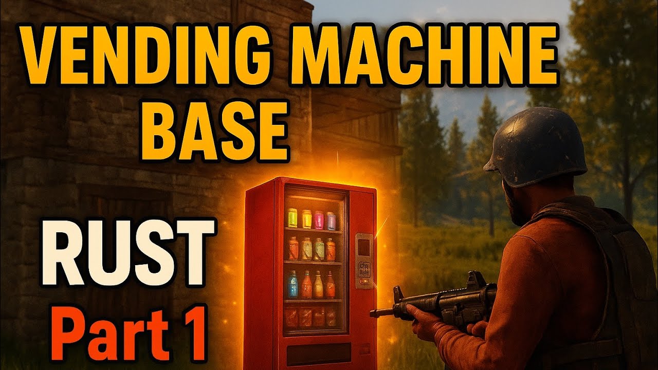 RUST Base Build with Vending Machine &ndash; Part 1 (Beginner to Pro Series)