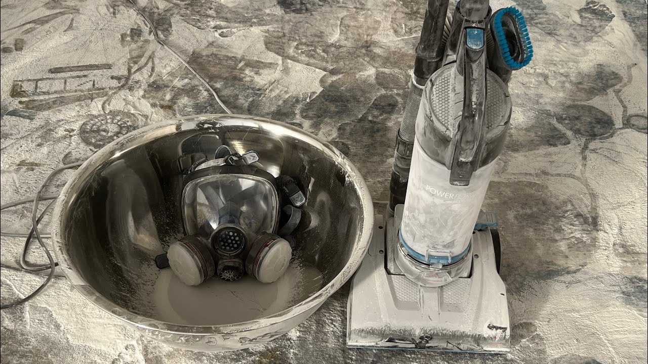 ASMR dusty vacuum cleaning, powder play and dusting clothes off! #relaxingasmr #dustyasmr