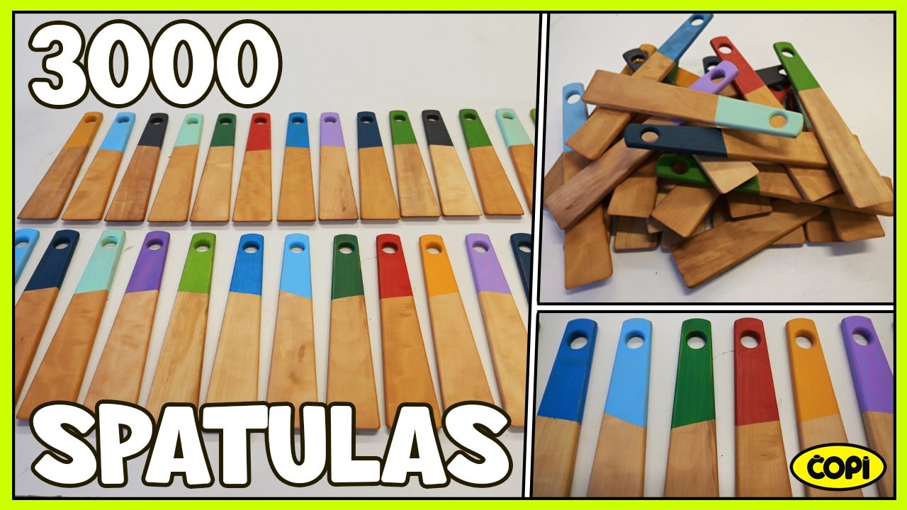 I made 3000 WOODEN SPATULAS in 5 DAYS