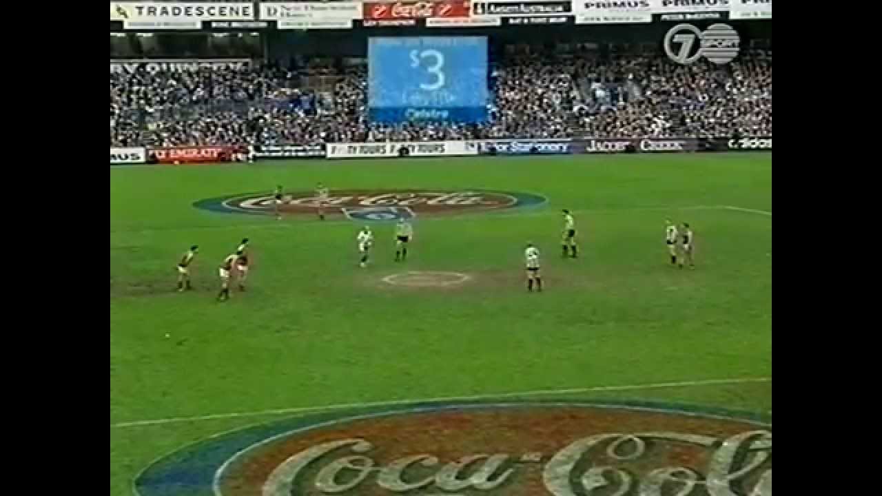 Collingwood Magpies vs Brisbane Lions - Round 22 - 1999 - Last AFL Game At Victoria Park