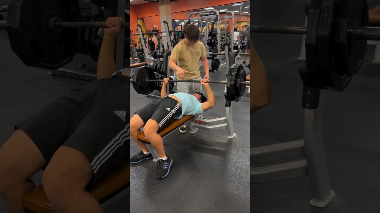 Bro Found His EXACT PR Bench Press💀