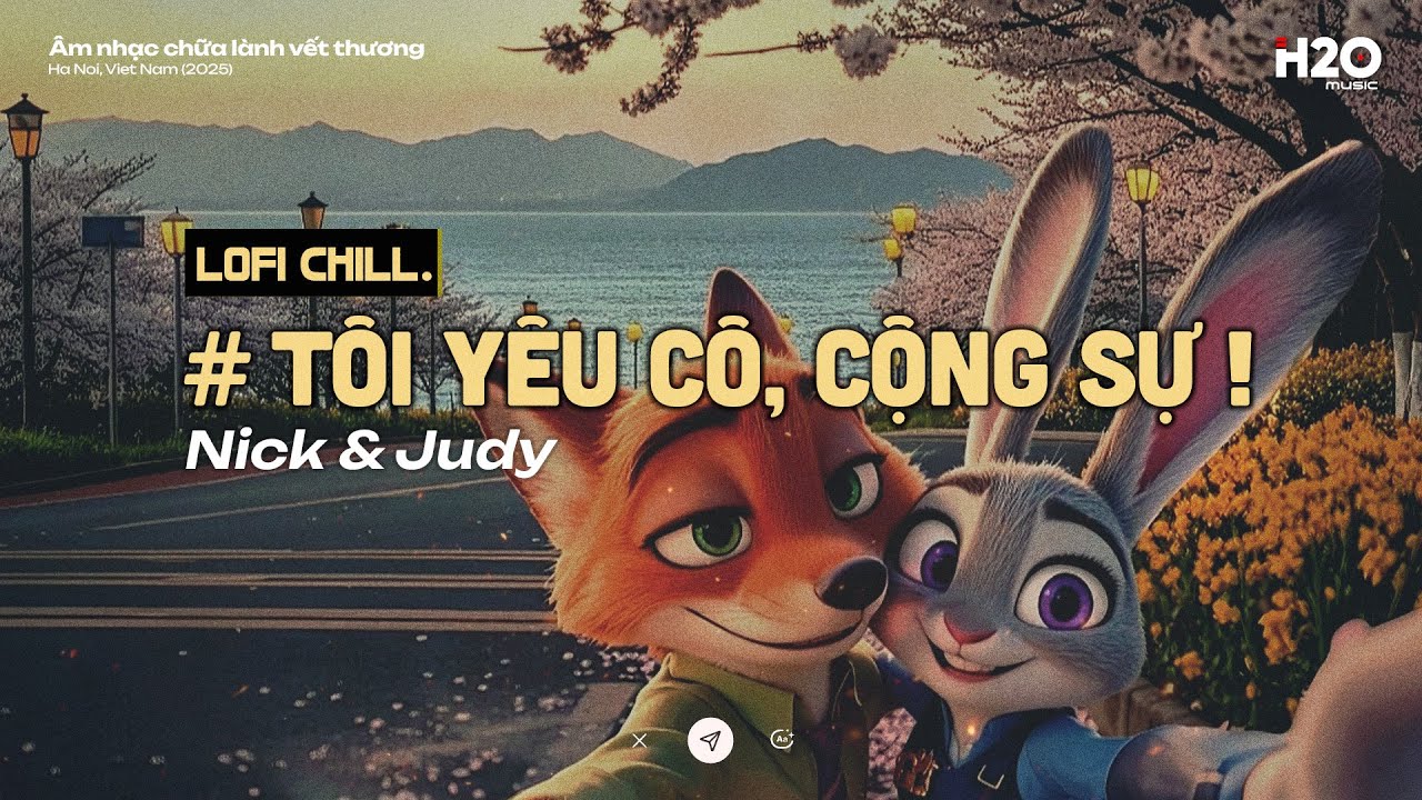 𝐏𝐥𝐚𝐲𝐥𝐢𝐬𝐭 'tôi yêu cô, cộng sự ' ~ Chuyện Tình Nick & Judy 🦊 Lofi Chill Nhẹ Nhàng Thư Giãn Đêm Khuya