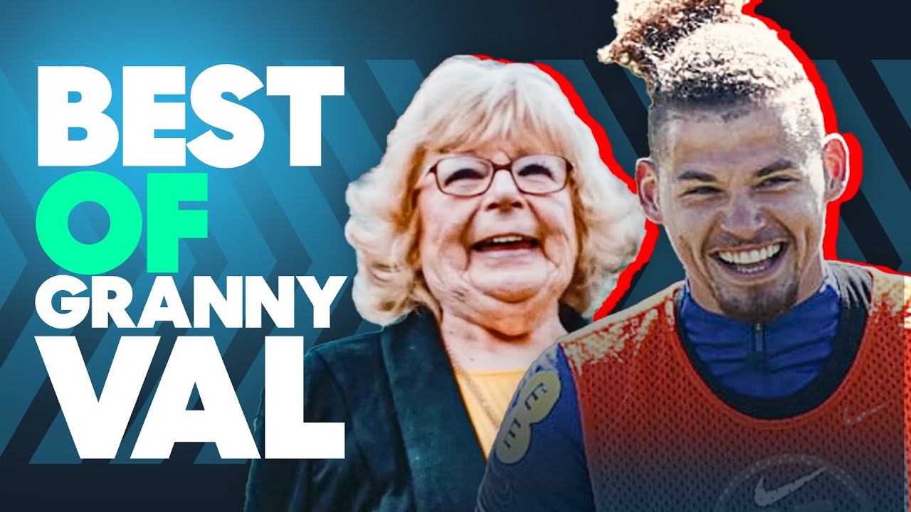 Remembering Granny Val - Kalvin Phillips and his Nan together